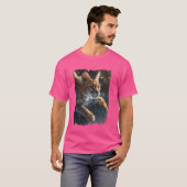 セルヴァル猫銀河系ベンガル猫宇宙猫 Tシャツ (正面フル)