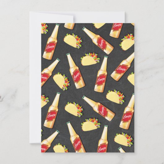 セルヴェザスとタコスの婚約パーティ招待状 招待状 (裏面)