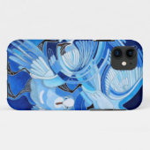 セルーリアンブルーのタンブラー・ハト Case-Mate iPhoneケース (裏面(横))