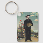 セル画の風景 1890,アンリ・ルソー キーホルダー (正面)