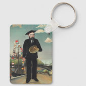 セル画の風景 1890,アンリ・ルソー キーホルダー (裏面)