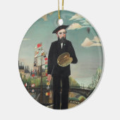 セル画の風景 1890,アンリ・ルソー セラミックオーナメント (左)
