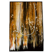 セル絵を描の流し込み抽象芸術アート ミディアムペーパーバッグ (裏面)