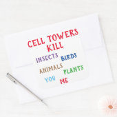 セル・タワーキル・ステッカー スクエアシール (封筒)