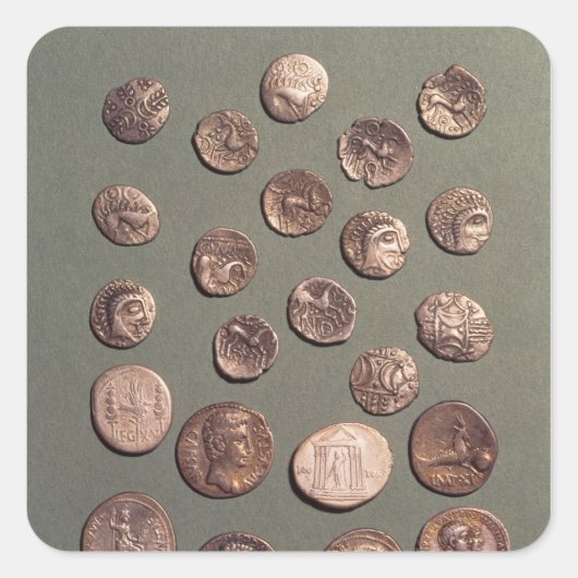 セレクションCelticとRomanコインが見つかった スクエアシール (正面)