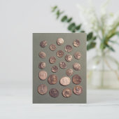 セレクションCelticとRomanコインが見つかった ポストカード (スタンド正面)