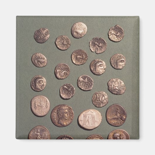 セレクションCelticとRomanコインが見つかった マグネット (正面)