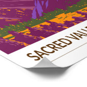 セレクトバレーペルートラベルアートヴィンテージ ポスター (角)