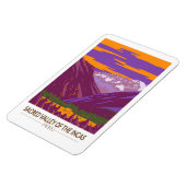 セレクトバレーペルートラベルアートヴィンテージ マグネット (左側)