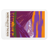 セレクトバレーペルートラベルアートヴィンテージ マグネット (横)