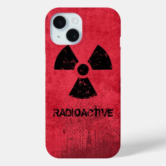 セレクトA色放射性グランジ Case-Mate iPhoneケース (裏面)