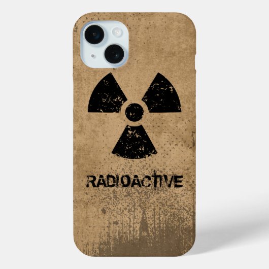 セレクトA色放射性グランジ Case-Mate iPhoneケース (裏面)
