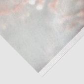 セレシアルホワイトピーコックと開花ピンクのデコページ 薄葉紙 (詳細)