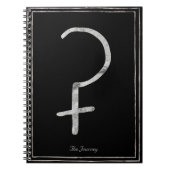 セレスは銀を打ち付けたスタイル太陽ののシステム ノートブック (正面)