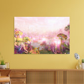 セレスタル湖 – by Jurgen Ziewe キャンバスプリント (インサイチュ (リビング))