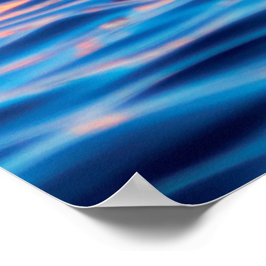 セレスタンの美しいピンクのフラミンゴの群れ ポスター (角)