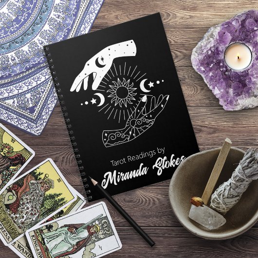 セレスチャル タッチ トレンディー サン & ムーン ハンズ ブラック ノートブック