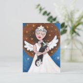 セレスティと彼女の猫はがき ポストカード (スタンド正面)