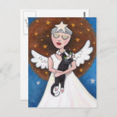 セレスティと彼女の猫はがき ポストカード (正面/裏面)