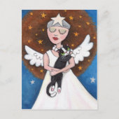 セレスティと彼女の猫はがき ポストカード (正面)