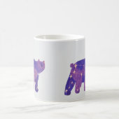 セレスティアルベアの幻想的なマグカップ コーヒーマグカップ (中央)