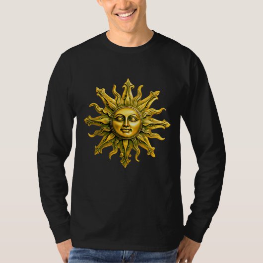 "セレスティアル ゴールド ラディアンス" ザ・サン Tシャツ (正面)