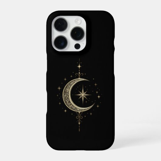 セレスティアル ダークアカデミア iPhoneケース iPhone 16 Proケース (裏面)