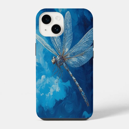 🦋 セレスティアル・ドラゴンフライ iPhoneケース (裏面)