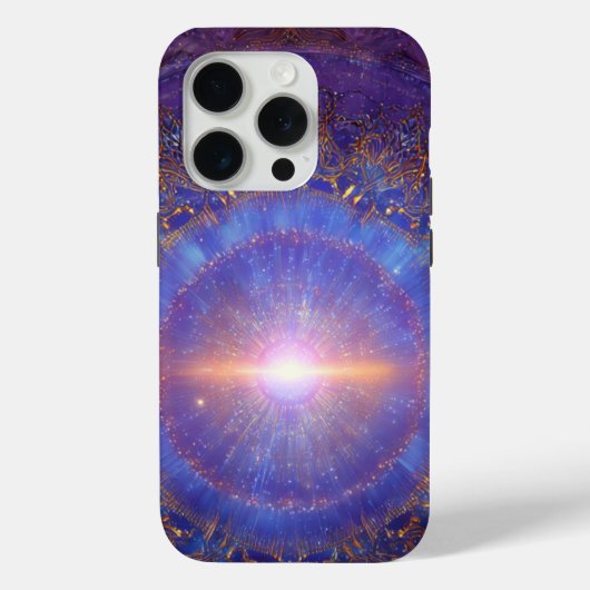 セレスティアル・マンダラアート - ソーラーゲート Case-Mate iPhoneケース (裏面)