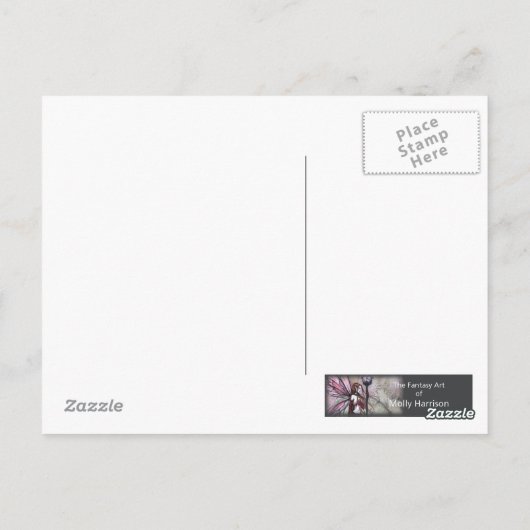 セレスティアンアンフェアリーファンタジーハガキ ポストカード (裏面)