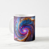 "セレスティウム" – 星雲と銀河系 コーヒーマグカップ (正面左)