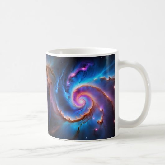 "セレスティウム" – 星雲と銀河系 コーヒーマグカップ (右)