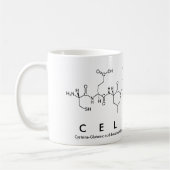 セレスティンペプチド名mug コーヒーマグカップ (左)