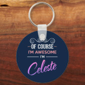 セレスティ私の名素晴らし前 キーホルダー (正面)