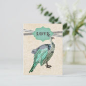 セレステピーコックラブポストカード ポストカード (スタンド正面)