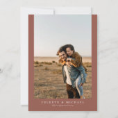 セレステボホテラコッタムーンアーチブライダルシャワー 招待状 (裏面)