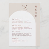 セレステボホームーン&スターズテラコッタアーチ メニュー (正面)