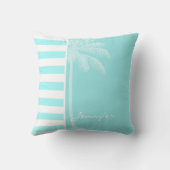 セレステ横ストライプ線の； Palm クッション (裏面)