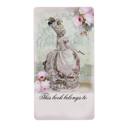 セレステ蔵書票 ラベル (正面)