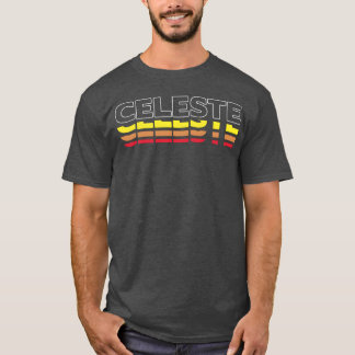 セレステ セレステ 名前 ファニー レトロ サンセット Tシャツ