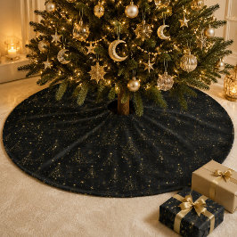セレストブラックゴールド クリスマスツリースカート