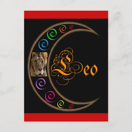 セレストリアルムーンレオ ポストカード (正面)