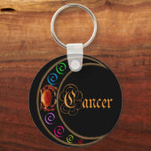 セレストリアルモオン〔占星術の〕十二宮図がん キーホルダー (正面)