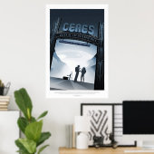 セレス矮星の休日の広告宇宙観光 ポスター (ホームオフィス)