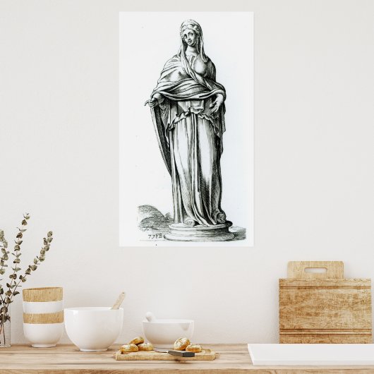 セレス， c.1653 ポスター (キッチン)