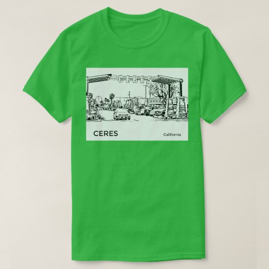 セレスCalifornia Tシャツ (デザイン正面)