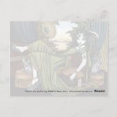 セレナエクセティックサンセットキャットフェアリーハガキ ポストカード (裏面)