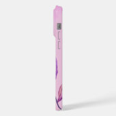 「セレナスバイオレットリーフ」ミニマリストiPhone 15 Pro Max iPhoneケース (左側面)