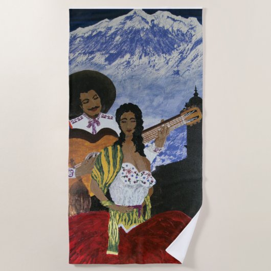 セレナーデビーチタオル ビーチタオル (正面)