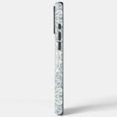 セレナーブルーとグリーンの曼荼羅パターン・デザイン Case-Mate iPhoneケース (裏面 / 左)